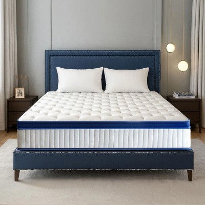 ELJGET Queen/King Mattress, 12 Inch Mixed Memory Foam Mattress in a Box, Zoned Pressure Relief, Medium Firm Feel, Motion Isolation, Deep Sleep