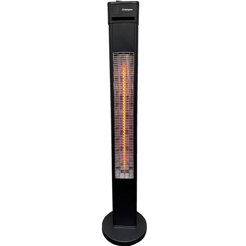 Freestanding Tower Infrared Electric Outdoor Heater - Black - Westinghouse, 1 of 6
