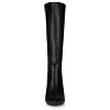 BLISSFUL STEP Women's Halloween Pointed Toe Side Zipper Stiletto Heel Knee High Boots - 3 of 4