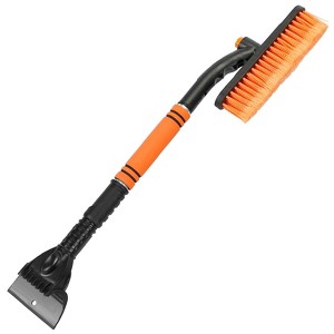 iMountek"3-in-1 Extendable Windshield Ice Scraper, Snow Broom & Shovel for Car Frost and Snow Removal" BlackOrange&Blue - 1 of 4