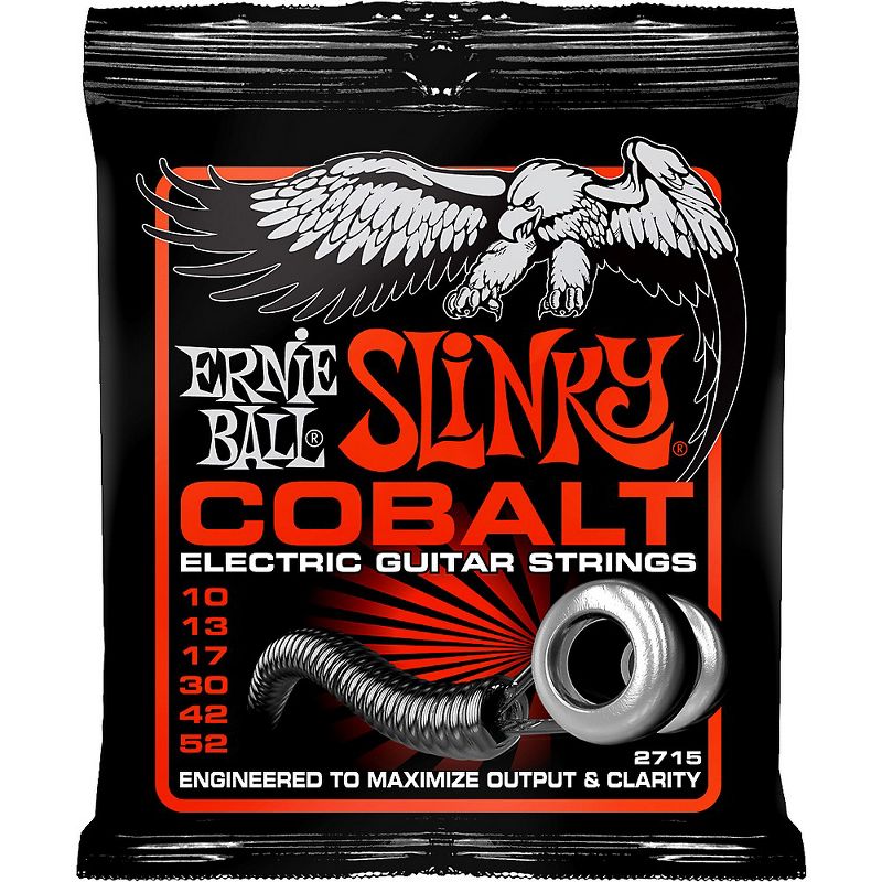 Ernie Ball 2715 Cobalt Skinny Top Heavy Bottom Electric Guitar Strings, 1 of 2