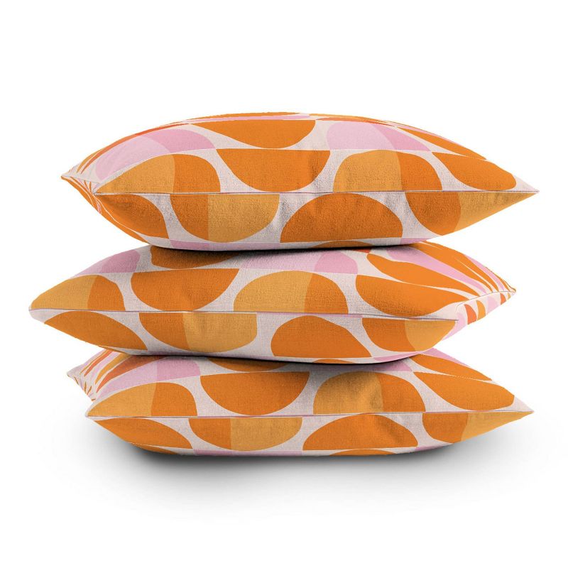Thirty One Illustrations Tangerine Square Throw Pillow - Deny Designs, 5 of 7