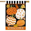 Fall Celebration Pumpkins House Flag 40" x 28" Briarwood Lane - 2 of 4