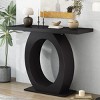 FURNIinspire Console Tables Stylish Modern Console Tables for Entryway Table, Living Room Console Table Display Table, Black, 15.7"*39.4"*32.5" - 2 of 4