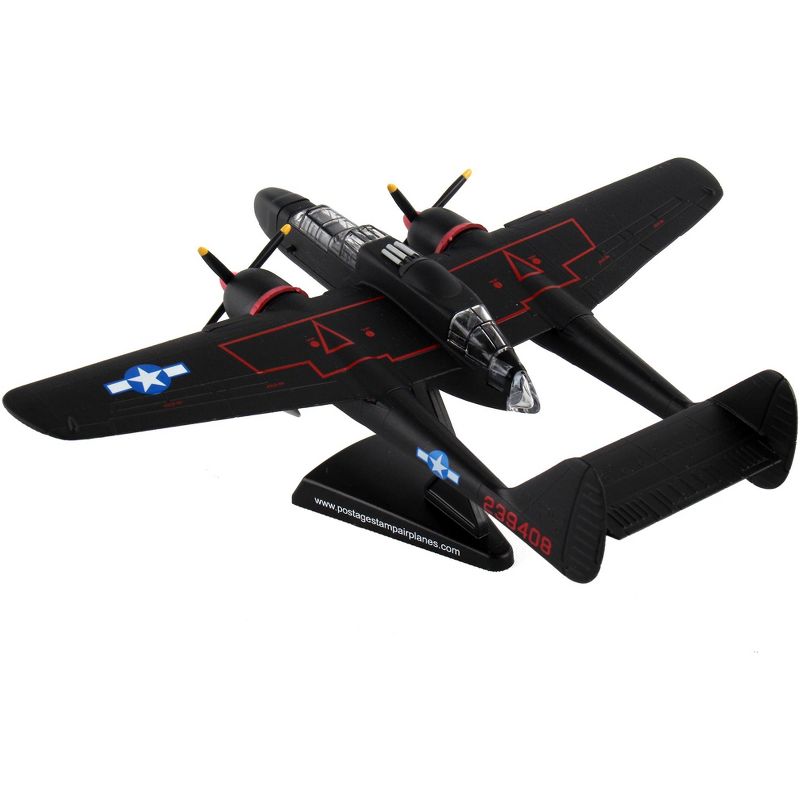 Northrup P-61 Black Widow Fighter Aircraft "Lady in the Dark" USAF 1/120 Diecast Model Airplane by Postage Stamp, 3 of 6