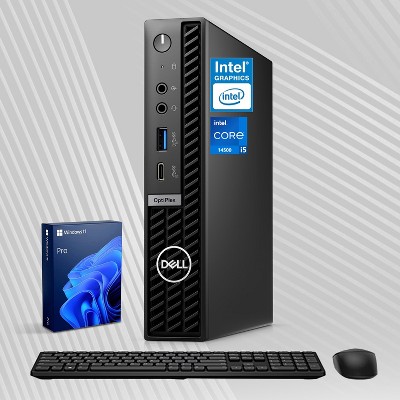 DELL OptiPlex 7020 MFF Desktop, i5-14500, UHD Graphics, 16GB DDR5, 512GB SSD, Wi-Fi 6, Windows 11 Pro, Black – Compact Business PC