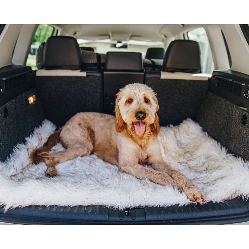 PAW BRANDS PupRug Faux Fur Portable Orthopedic Luxury Dog Bed, 5 of 7