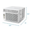 COMMERCIAL COOL CWAM145W6C 14,300 Remote Control and Adjustable Thermostat Window Air Conditioner, 14500 BTU, White - 4 of 4