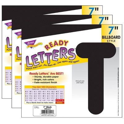Ready Letters 2 Inch Casual Black