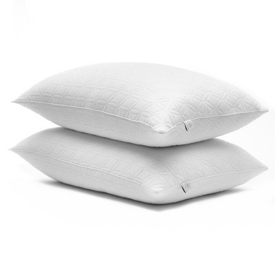 GAIAM Relax Cotton Gel Down Alternative Pillow Twin Pack & Reviews