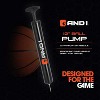 AND1 Rubber Basketball & Pump (Drip Collection) - Official Size 7 (29.5”) Streetball, Made for Indoor Outdoor Games, Blue Drip - 3 of 4