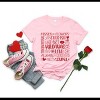 Simply Sage Market Valentine Collage Short Sleeve Tee - XL - Pink - 3 of 4