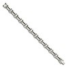 Black Bow Jewelry Men's 9mm Stainless Steel Polished Double Link Bracelet - 8.5 Inch - 2 of 4