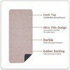 Bath Rug, Large Bathroom Runner, Quick Dry Non - Slip Mat, Washable Low Pile, Beige 2'x5' for Shower Sink Home Decor - 2 of 4