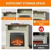 30.28"W Electric Fireplace Remote Control Five Flame Brightness - 4 of 4