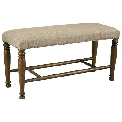 Lettner Dining Room Bench Gray/Brown - Signature Design by Ashley