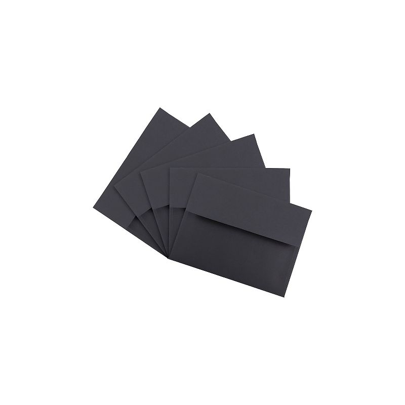 JAM Paper A6 Invitation Envelopes 4.75 x 6.5 Black Bulk 250/Box (22115363H) , 3 of 5
