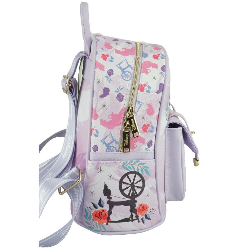 Disney Sleeping Beauty Wondapop 11" Vegan Leather Mini Backpack, 3 of 9
