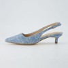 CUSHIONAIRE Women's Buzz Kitten Heel Sling Back Dress Shoe +Memory Foam, Wide Widths Available - 2 of 4