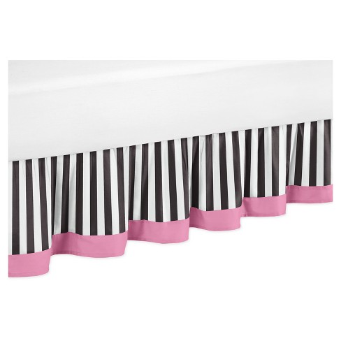 striped bed cover
