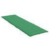 vidaXL Sun Lounger Cushion Green 78.7 in.x27.6 in.x1.2 in. Oxford Fabric - 4 of 4