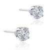 Pompeii3 Certified 1 1/2Ct TW Round Diamond Studs 14k Gold Lab Created - 2 of 4