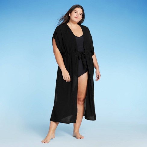 kona sol tie duster midi terry cloth target