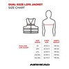 Kwik Tek Airhead Classic US Coast Guard Approved Type III Family Adult Life Vest Jacket with 4 Quick Release Belts, 2XL/3XL, Blue/Gray - 4 of 4