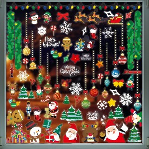 Presence 10 PCS Christmas Window Decoration,Unique Christmas Window Decals - 1 of 4