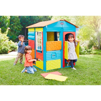 little tikes build house