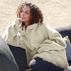 Catalonia Oversized Wearable Blanket Hoodie Sweatshirt with Zipper, Giant Faux Shearling Pullover | Gift for Adults Women Men Teens Wife Girlfriend - 4 of 4