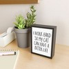 EnvyArt Cat Better Life Framed Mini Art Print 4" (H) x 3" (W) x 1" (D) - Society6 - 2 of 3