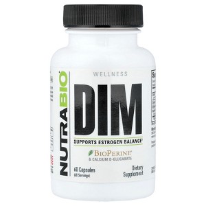 NutraBio DIM, 60 Capsules - 1 of 4