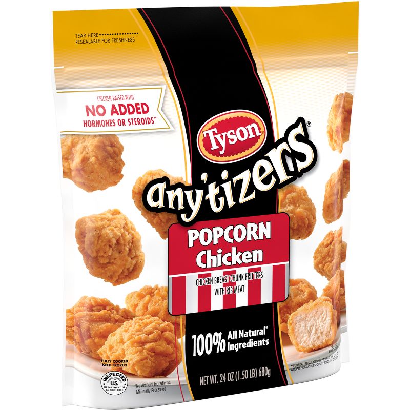 Tyson Any&#39;tizers Frozen All Natural Popcorn Chicken - 24oz, 4 of 7