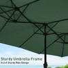 15ft Patio Umbrella with  Tilt Waterproof Sun Shade for Deck, Pool, Garden - 3 of 4