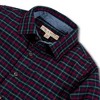 Hope & Henry Boys' Long Sleeve Plaid Flannel Button Down Shirt with Elbow Patches, Kids, Small - 2 of 4