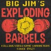 Mens Funny T Shirts Big Jims Exploding Barrels Sarcastic Video Game Graphic Novelty Tee for Men - Crazy Dog Men's T Shirt For Gamers - 2 of 4