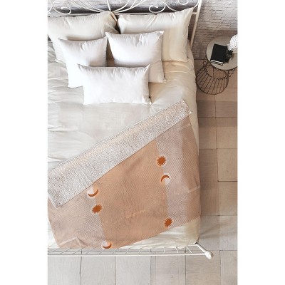 Iveta Abolina Celestial Arches Sherpa Fleece Blanket - Deny Designs