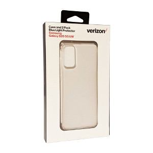 Verizon Bundle for Galaxy S20 5G UW Clarity Case & Blue Light Screen Protector - 1 of 3