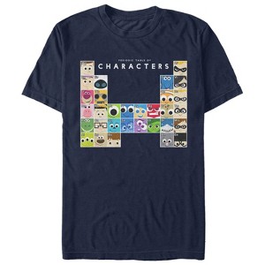 Men's Pixar Character Periodic Table T-Shirt - 1 of 4