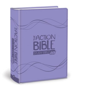 Action Bible Study Bible-ESV - by  David C Cook (Leather Bound) - 1 of 1