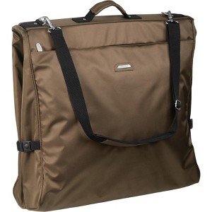 WallyBags 45" Premium Framed Garment Bag with shoulder strap and multiple pockets - 1 of 3