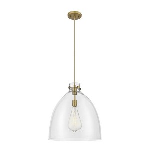 Newton Bell - 1 Light Pendant In Industrial Style-19.63 Inches Tall and 18 Inches Wide - 1 of 1