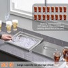 VEVOR Drop in Ice Chest, 14"L x 12"W x 18"H Stainless Steel Ice Cooler, Commercial Ice Bin with Cover, 40 qt Outdoor Kitchen Ice Bar - 3 of 4