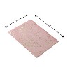 RT Designers Collection Galactic Rabbit Fur Premium Foam Rug 17" x 24" Blush with Gold Foil - 3 of 4