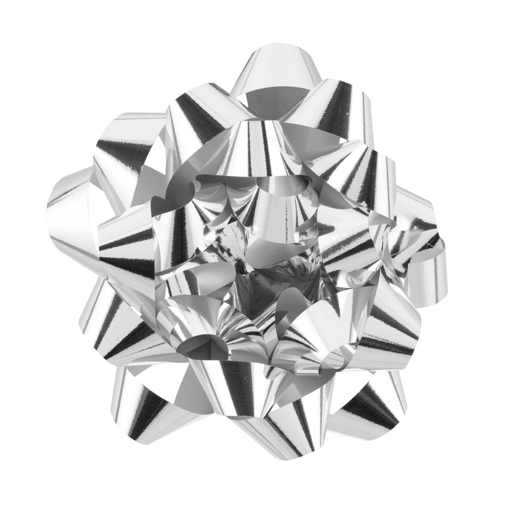 Jumbo Glitter Bow Silver - Spritz™