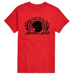 Men's - Instant Message - Hunting Dog Adventure Awaits Short Sleeve Graphic T-Shirt - 1 of 4