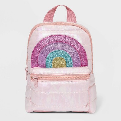 Toddler Girls' Quilted Puffer Backpack - Cat & Jack™ Pink
