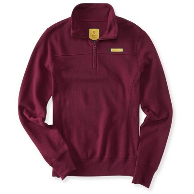 Aeropostale Womens Fleece 1/4 Sweatshirt