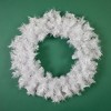 Northlight 24" Unlit White Iridescent Mixed Pine Artificial Christmas Wreath - 4 of 4